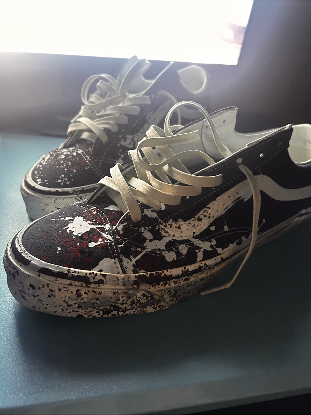 Vans paint splatter brand new size 13